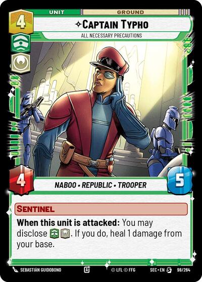 Captain Typho - All Necessary Precautions card