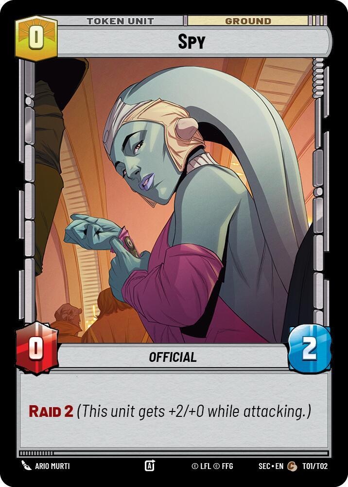 Spy T01 card