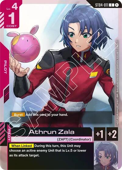 Athrun Zala (Store Tournament Participant Pack 01) card