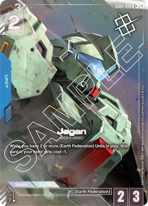 Jegan (Store Tournament Winner Pack 01) - Gundam Promotional Cards