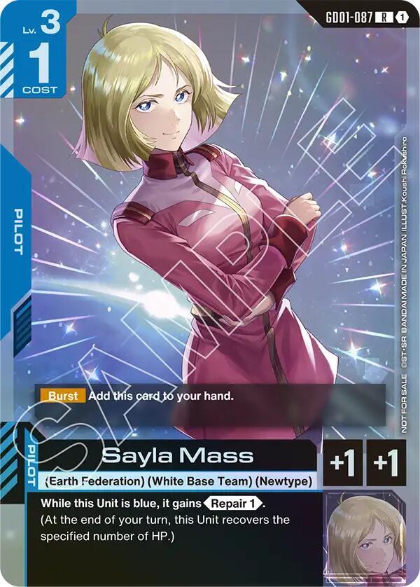 Sayla Mass (Store Tournament Participant Pack 01) GD01-087 card