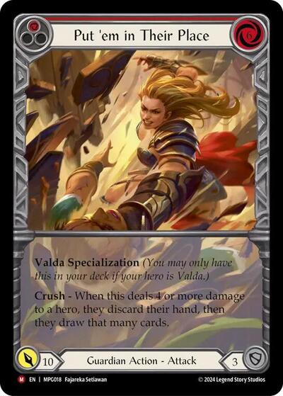 Put 'Em In Their Place (Extended Art) Mastery Pack Guardian card price