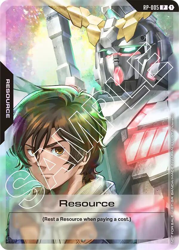 Resource (RP-005) (Mobile Suit Gundam Unicorn) - Promotional