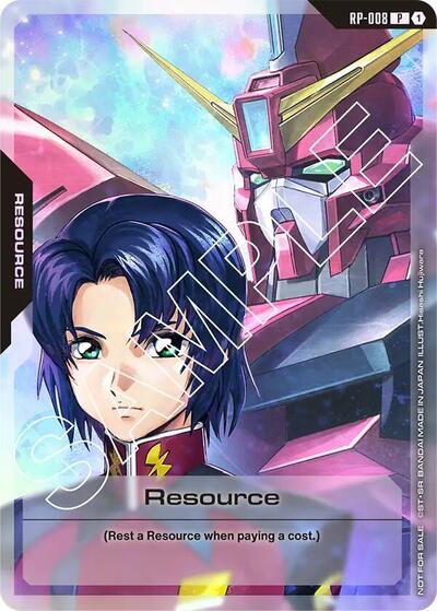 Resource (RP-008) (Resource Pack) Promotional Resource Tokens Promo Gundam card — value and price