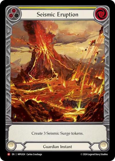 Seismic Eruption (Extended Art) Mastery Pack Guardian card price