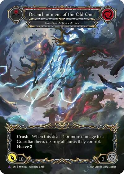 Disenchantment of the Old Ones (Marvel) Mastery Pack Guardian card price