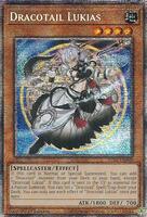 遊戯王 JUSH-EN001 星辰槍手ルキアス Dracotail Lukias (英語版 1st Edition スターライトレア) Justice Hunters 楽天市場】遊戯王 JUSH-EN001 星辰槍手ルキアス Dracotail