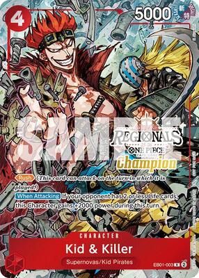 Kid & Killer (Offline Regional Champion Card Set 2025 Vol.2)