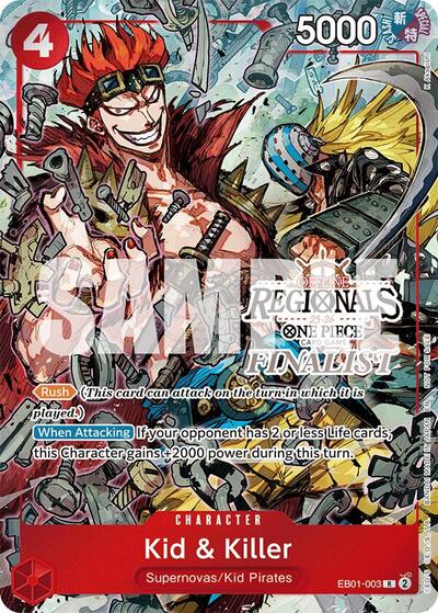 Kid & Killer (Offline Regional Finalist Card Set 2025 Vol.2) One Piece Promotion Cards card price