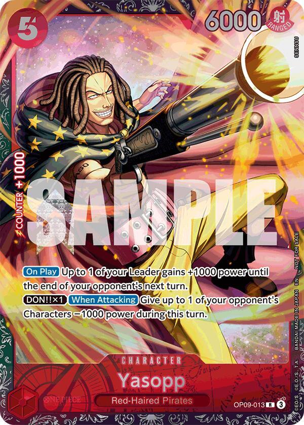 【PSA9】ヤソップ チャンピオンシップ CS Yasopp (Championship 25-26 Offline Regionals Season 2) - One Piece