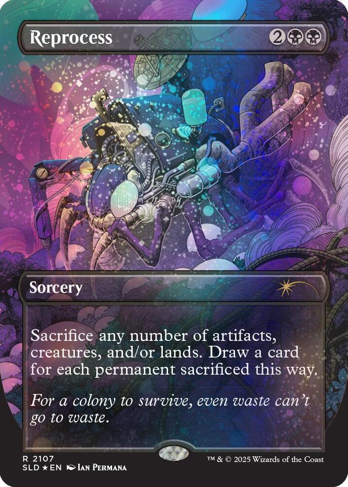 Reprocess (Galaxy Foil) - Secret Lair Drop Series - Magic: The