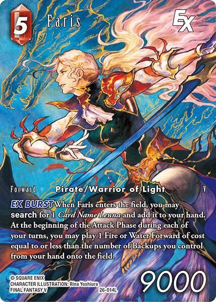 Faris EX (Full Art) - Gunslinger in the Abyss - Final Fantasy TCG
