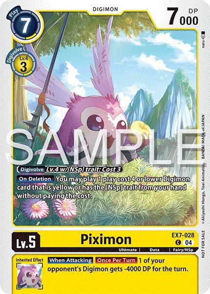 Piximon Time Stranger Demo Deck digimon card