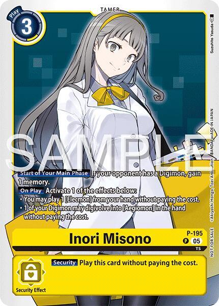 Inori Misono Time Stranger Demo Deck digimon card