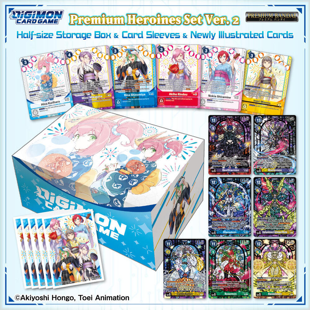 Premium Heroines Set Ver.2 (Sealed Promotional Bundle) - Digimon