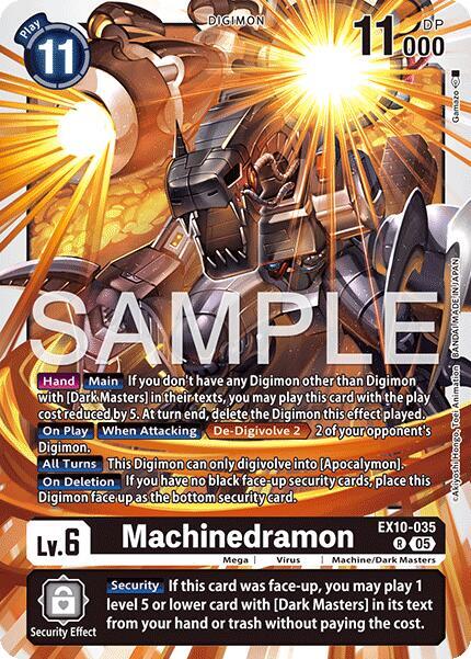 Machinedramon - Sinister Order - Digimon Card Game - TCGplayer.com
