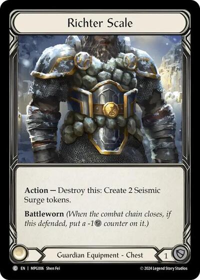 Richter Scale Mastery Pack Guardian card price