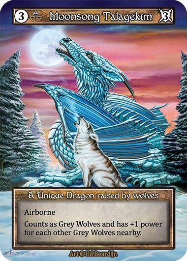 Moonsong Talagelum (Foil) Dragonlord card price
