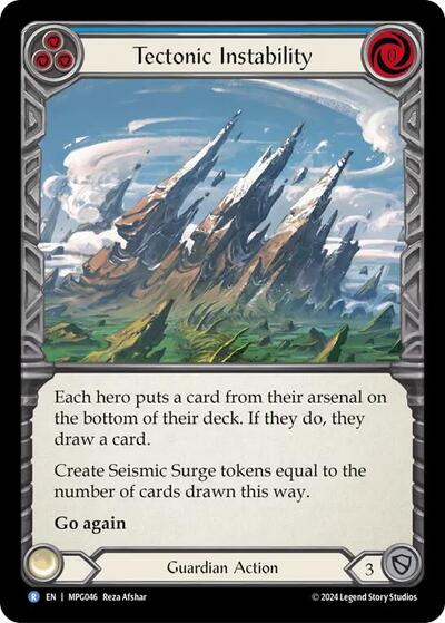Tectonic Instability Mastery Pack Guardian card price