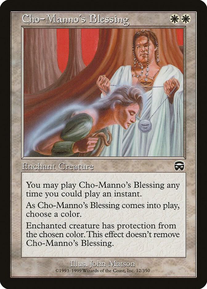 Cho-Manno's Blessing - Mercadian Masques - Magic: The Gathering