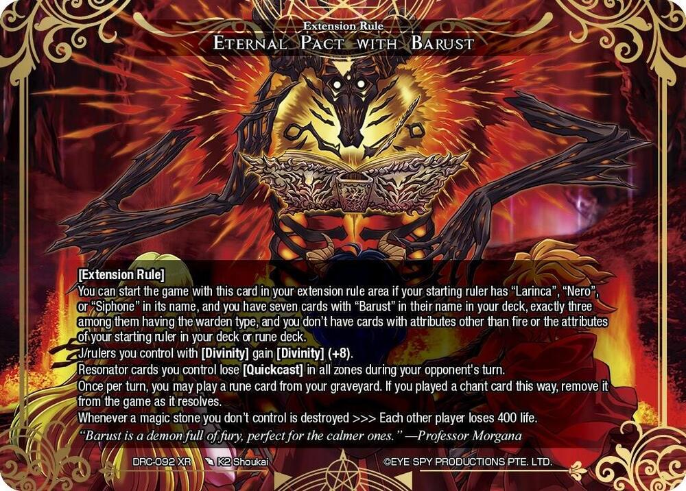 Eternal Pact with Barust