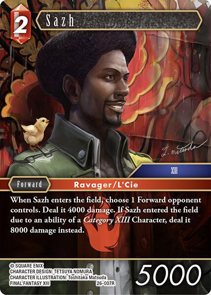 Sazh - Gunslinger in the Abyss - Final Fantasy TCG