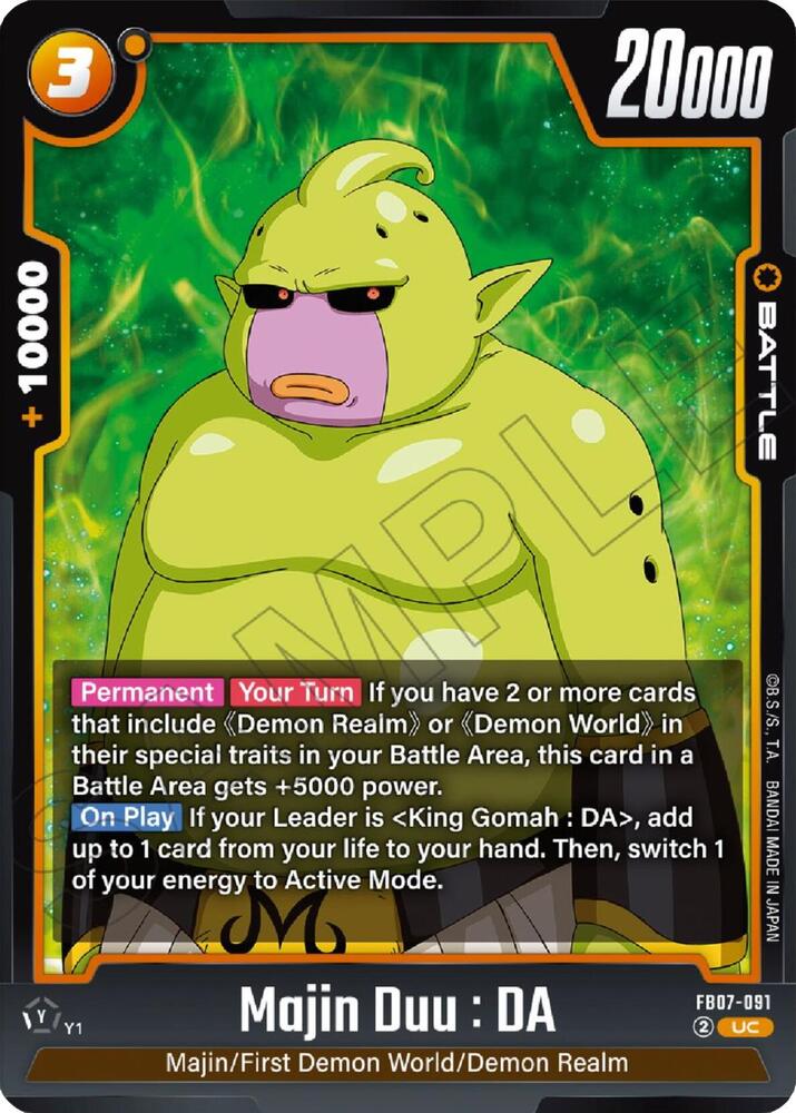 Majin Duu : DA - Wish For Shenron - Dragon Ball Super: Fusion