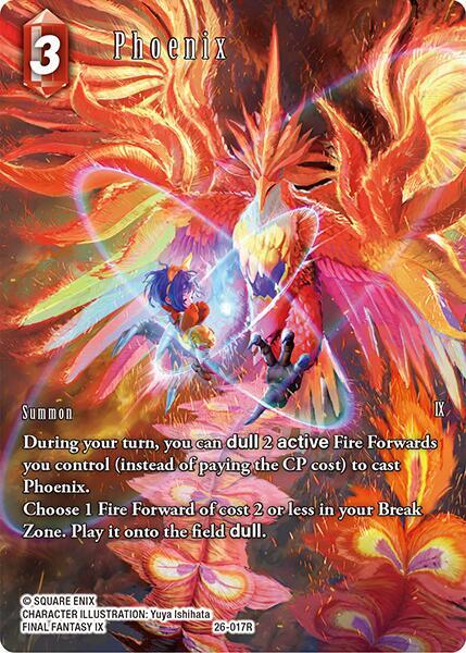 Phoenix (Full Art) - Gunslinger in the Abyss - Final Fantasy TCG