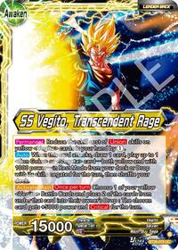 Vegito // SS Vegito, Transcendent Rage card art
