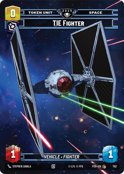 TIE Fighter // X-Wing Organized Play Promos Common Star Wars Unlimited card — value and price