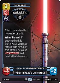 Darth Maul's Lightsaber