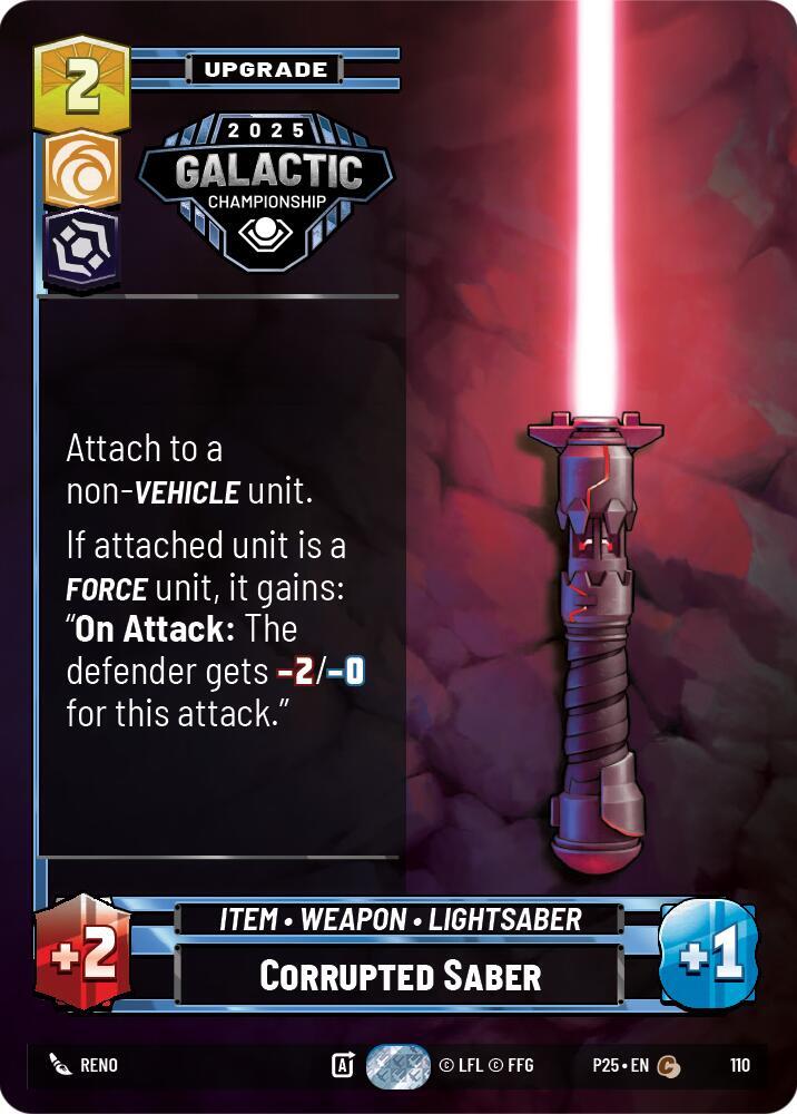 Corrupted Saber