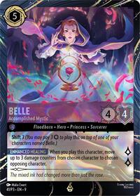 Belle - Accomplished Mystic (Disney Lorcana Promo Cards)