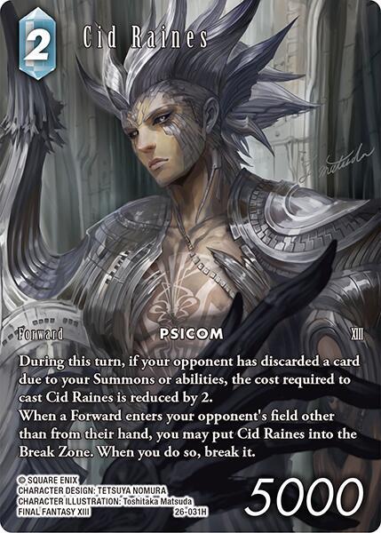 Cid Raines (Full Art) - Gunslinger in the Abyss - Final Fantasy