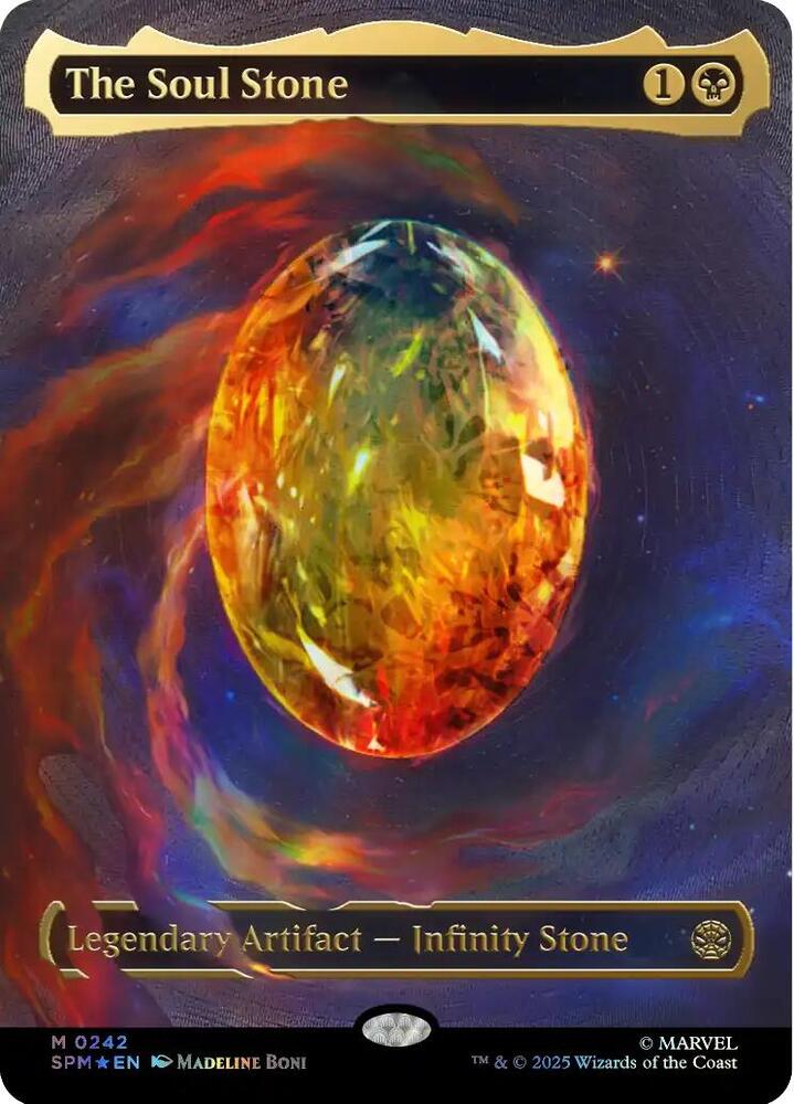 400 MTG ソウル・ストーン / FOIL The Soul Stone (Cosmic Foil) - Marvel's Spider-Man - Magic