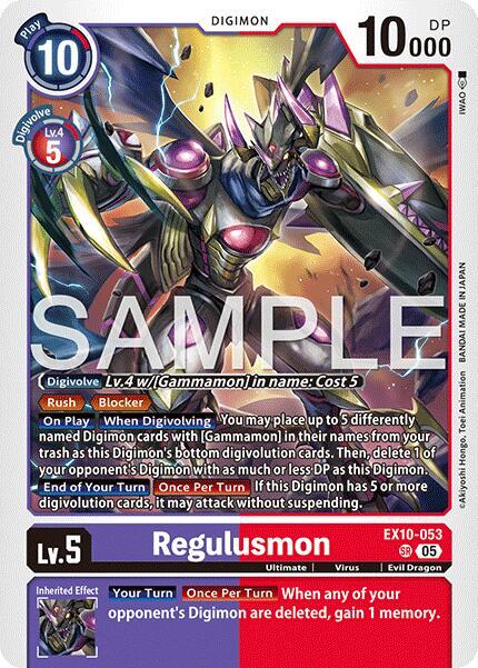 Regulusmon - Sinister Order - Digimon Card Game - TCGplayer.com