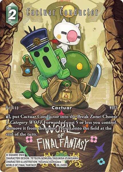 Cactuar Conductor (Full Art) - Gunslinger in the Abyss - Final
