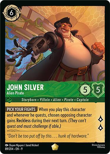 John Silver - Alien Pirate - Fabled - Disney Lorcana - TCGplayer.com