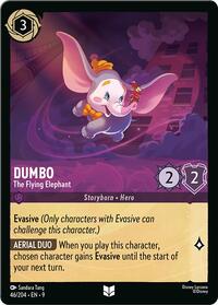 Dumbo - The Flying Elephant - Fabled - Lorcana card