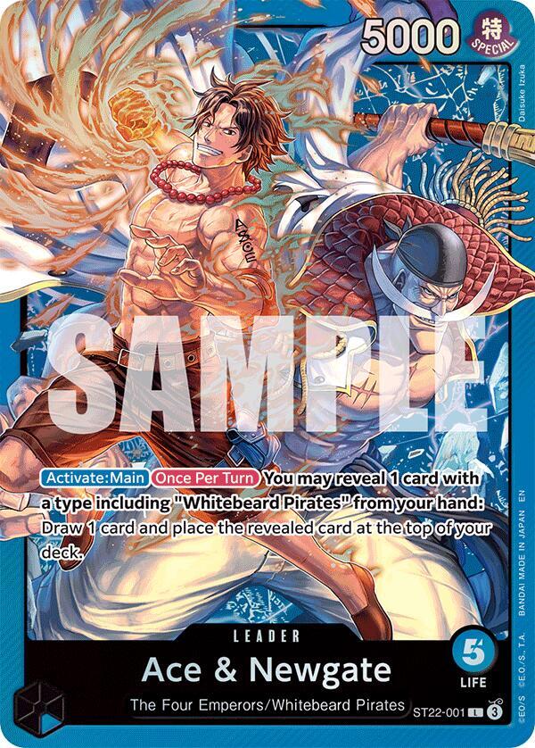 Ace & Newgate - Starter Deck 22: Ace & Newgate - One Piece Card