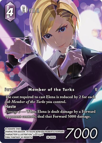 Elena (Full Art) - Gunslinger in the Abyss - Final Fantasy TCG - TCGplayer.com Elena (Full Art) - Gunslinger in the Abyss - Final Fantasy TCG - TCGplayer.com