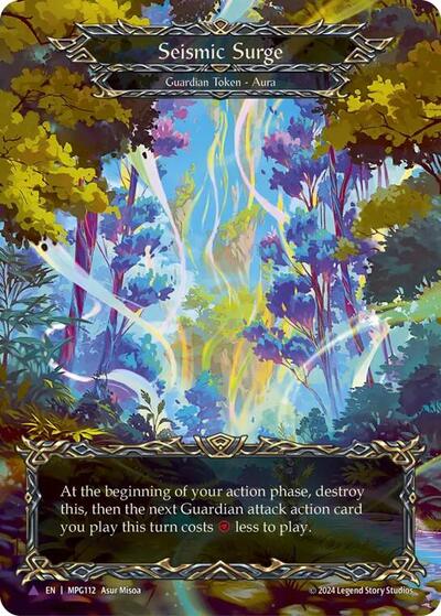 Seismic Surge (Forest) (Marvel) Mastery Pack Guardian Marvel Flesh and Blood card — value and price