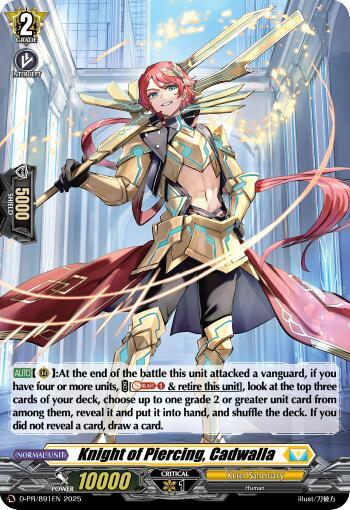 Knight of Piercing, Cadwalla (Foil)