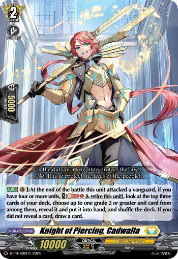 Knight of Piercing, Cadwalla