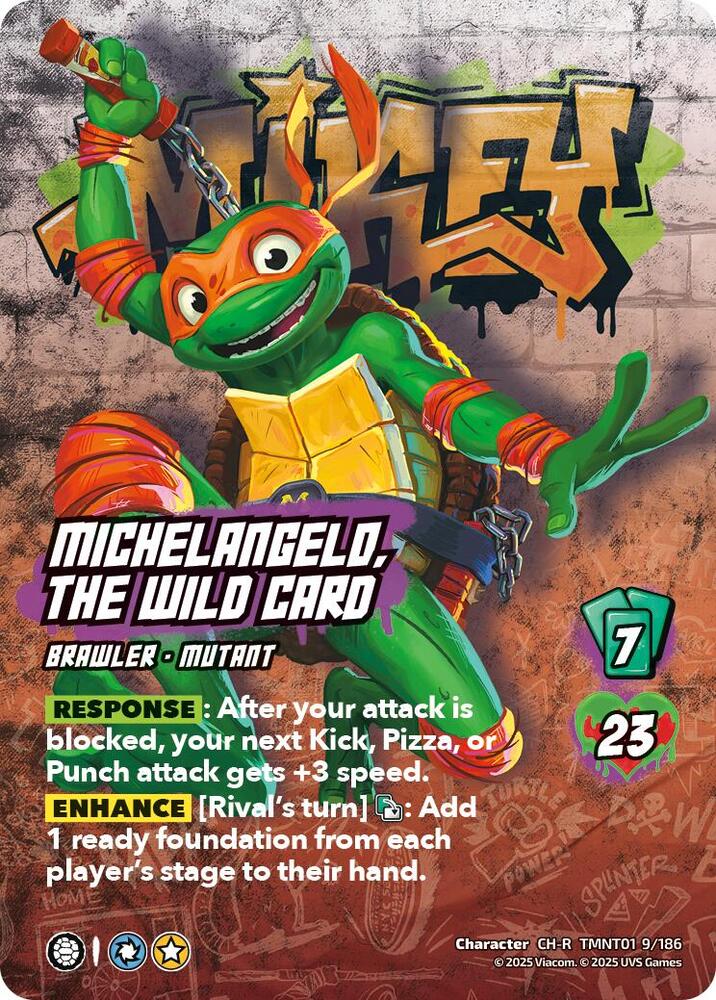 Michelangelo, the Wild Card - Teenage Mutant Ninja Turtles