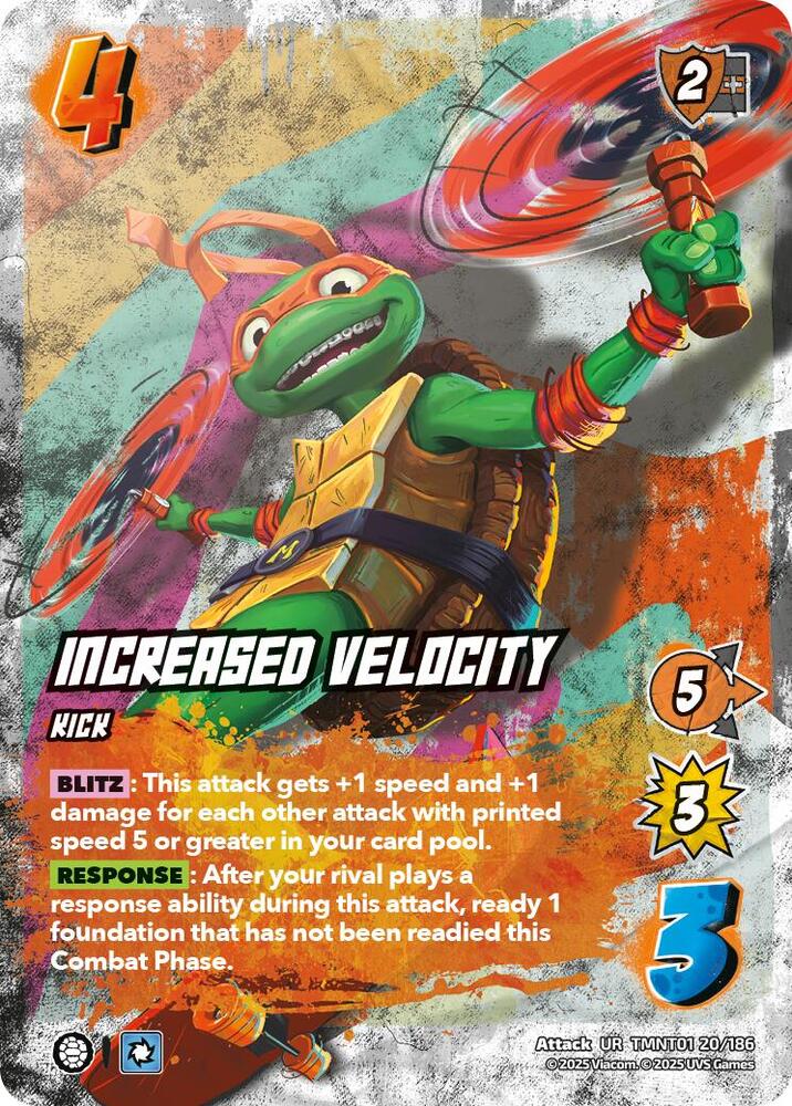 Increased Velocity - Teenage Mutant Ninja Turtles - UniVersus