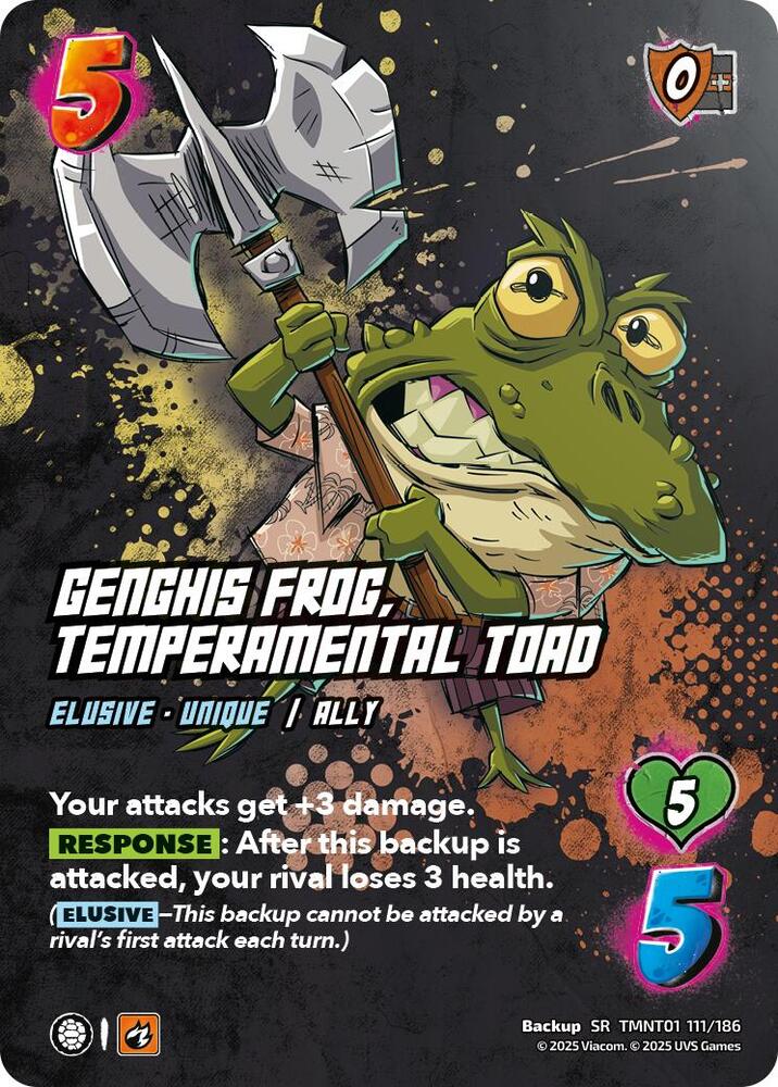 ケンタロウ様 Genghis Frog, Temperamental Toad - Teenage Mutant Ninja Turtles
