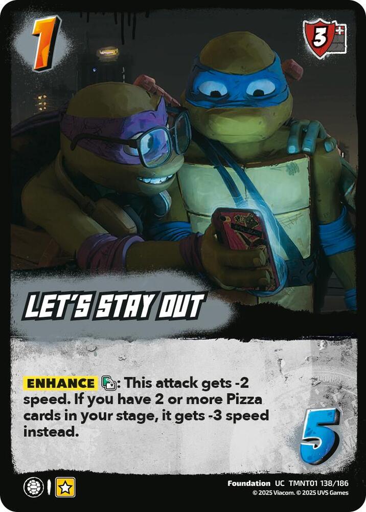 Let's Stay Out - Teenage Mutant Ninja Turtles - UniVersus