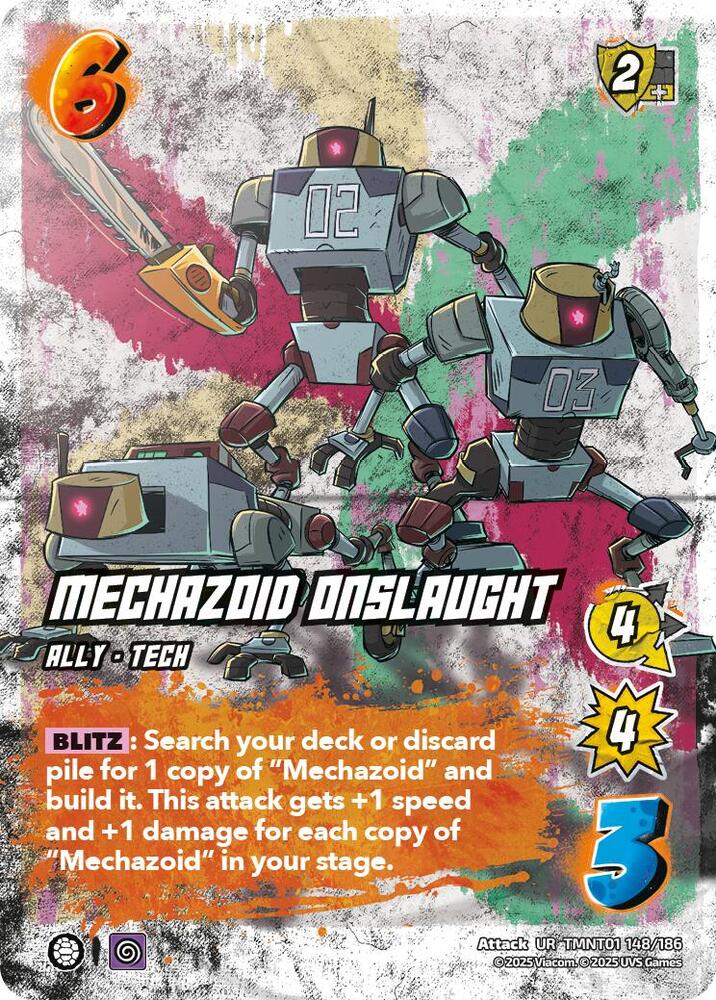 Mechazoid Onslaught - Teenage Mutant Ninja Turtles - UniVersus