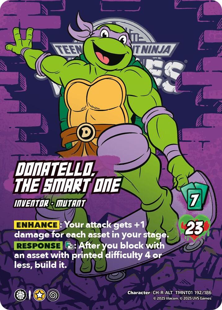 Donatello, the Smart One (Alternate Art) (192) - Teenage Mutant